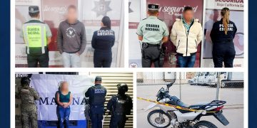 DETIENE LA POLICÍA ESTATAL A SEIS PERSONAS EN PATRULLAJES PREVENTIVOS POR NARCÓTICOS Y ROBO