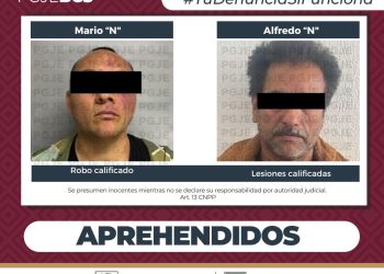 PGJE APREHENDE A 2 PERSONAS POR DIVERSOS DELITOS EN LA PAZ Y LOS CABOS