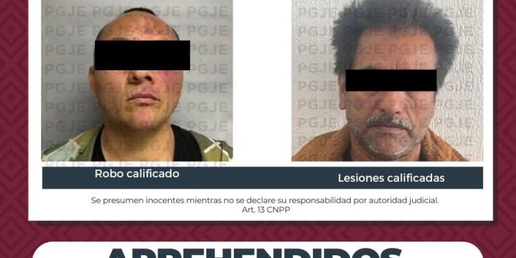 PGJE APREHENDE A 2 PERSONAS POR DIVERSOS DELITOS EN LA PAZ Y LOS CABOS