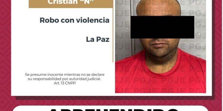 PGJE CUMPLIMENTA MANDAMIENTO JUDICIAL POR ROBO CALIFICADO EN LA PAZ