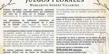 INVITAN A PARTICIPAR EN EL CONCURSO DE POEMARIOS DE LOS LIII JUEGOS FLORALES