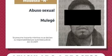 LOGRA PGJE VINCULACIÓN A PROCESO DE HOMBRE POR ABUSO SEXUAL EN AGRAVIO DE UNA MENOR EN MULEGÉ