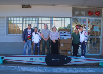 ALUMNADO DE LA UABCS APOYA LABORES DE  PROTECCIÓN CIVIL DURANTE EL CARNAVAL DE LA PAZ