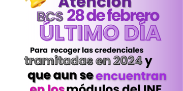 ÚLTIMOS DÍAS PARA RECOGER LA CREDENCIAL PARA VOTAR TRAMITADA EN 2024