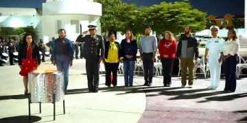 REALIZA AYUNTAMIENTO DE LOS CABOS CEREMONIA DE INCINERACIÓN DE LA BANDERA NACIONAL EN CABO SAN LUCAS