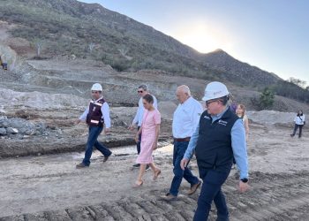 SUPERVISAN GOBERNADOR VÍCTOR MANUEL CASTRO COSÍO Y LA PRESIDENTA CLAUDIA SHEINBAUM AVANCES DE LA PRESA EL NOVILLO, OBRA HISTÓRICA PARA GARANTIZAR EL ABASTO DE AGUA EN LA PAZ