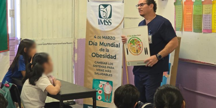 REALIZA IMSS BAJA CALIFORNIA SUR PLÁTICAS SOBRE TEMAS DE OBESIDAD EN ESCUELA PRIMARIA MIGUEL HIDALGO   