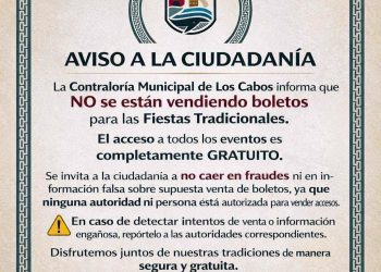 ACCESO A EVENTOS DE LAS FIESTAS TRADICIONALES SAN JOSE DEL CABO SERÁ TOTALMENTE GRATUITO