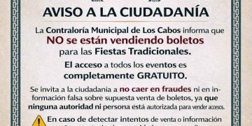 ACCESO A EVENTOS DE LAS FIESTAS TRADICIONALES SAN JOSE DEL CABO SERÁ TOTALMENTE GRATUITO