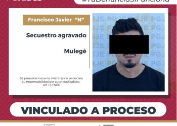 PGJE OBTIENE VINCULACIÓN A PROCESO Y PRISIÓN PREVENTIVA CONTRA FRANCISCO JAVIER “N” POR SECUESTRO AGRAVADO