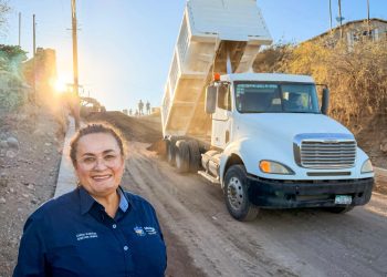 SUPERVISA CELINA RAMÍREZ AVANCES DE OBRAS PÚBLICAS EN SANTA ROSALÍA