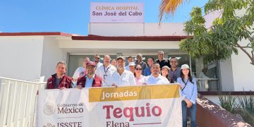 CON ÉXITO ISSSTE BCS REALIZA SEGUNDA JORNADA “ TEQUIO ELENA ARIZMENDI “