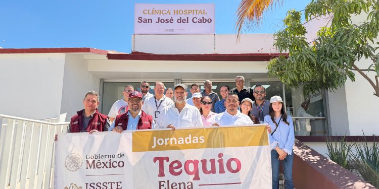 CON ÉXITO ISSSTE BCS REALIZA SEGUNDA JORNADA “ TEQUIO ELENA ARIZMENDI “