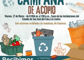 INVITAN A JORNADA DE ACOPIO DE MATERIALES RECICLABLES ESTE VIENES EN SAN JOSÉ DEL CABO