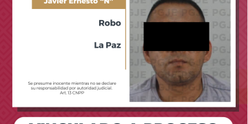POR ROBO QUEDA VINCULADO A PROCESO EN LA PAZ