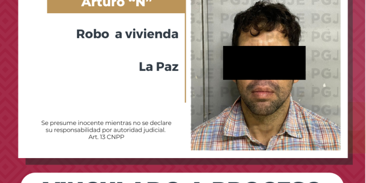 INICIA PGJE PROCESO PENAL CONTRA IMPUTADO POR ROBO A VIVIENDA EN LA PAZ