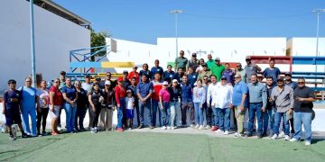 ENCABEZA CHRISTIAN AGÚNDEZ REHABILITACIÓN DE PARQUE Y UNIDAD DEPORTIVA EN LA COLONIA JACARANDAS