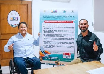 PROMUEVE AYUNTAMIENTO DE LOS CABOS ACCESIBILIDAD EN PLAYAS CON SILLAS ANFIBIAS Y PROTOCOLOS DE ATENCIÓN