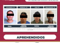 APREHENDE PGJE A CUATRO IMPUTADOS POR DIVERSOS DELITOS EN MULEGÉ, LA PAZ Y LOS CABOS