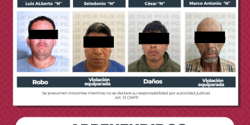 APREHENDE PGJE A CUATRO IMPUTADOS POR DIVERSOS DELITOS EN MULEGÉ, LA PAZ Y LOS CABOS