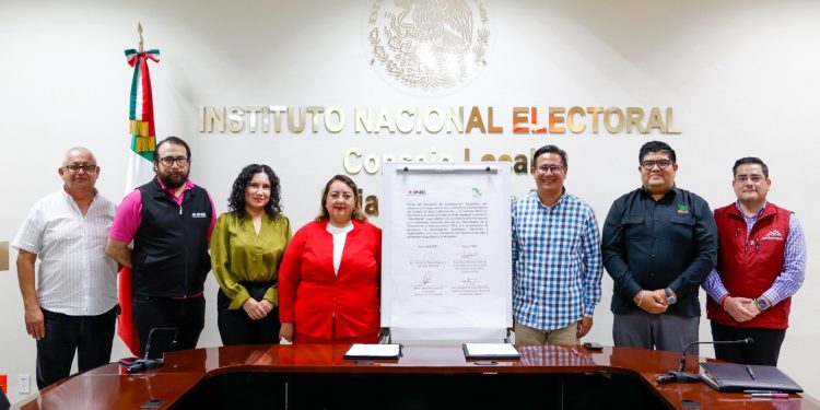 ESTABLECEN CECYTE E INE CONVENIO PARA FORTALECER LA FORMACIÓN DIGITAL DE ESTUDIANTES
