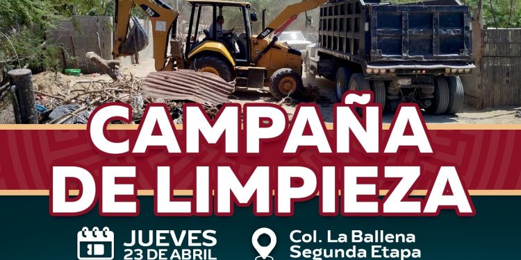 GRAN CAMPAÑA DE LIMPIEZA EN COLONIA LA BALLENA SEGUNDA ETAPA