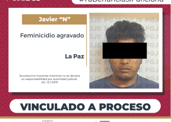 POR FEMINICIDIO EN AGRAVIO DE UNA MENOR, PGJE LOGRA VINCULACIÓN A PROCESO Y PRISIÓN PREVENTIVA CONTRA JAVIER “N”