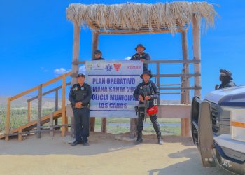 POLICÍA RURAL DE LOS CABOS RECORRE LA ZONA NORTE CON LABORES DE VIGILANCIA POR SEMANA SANTA