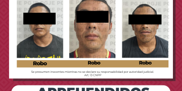 FUERON APREHENDIDOS TRES SUJETOS POR ROBO EN LOS CABOS
