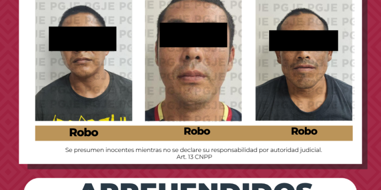 FUERON APREHENDIDOS TRES SUJETOS POR ROBO EN LOS CABOS