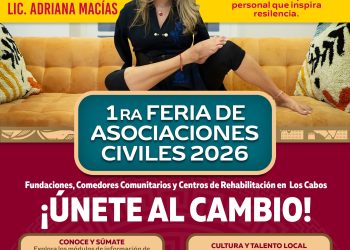 INVITAN A LA PRIMERA FERIA DE ASOCIACIONES CIVILES Y CONFERENCIA MAGISTRAL DE ADRIANA MACÍAS