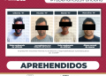 CUMPLIMENTA PGJE  4 ÓRDENES DE APREHENSIÓN POR DIVERSOS DELITOS