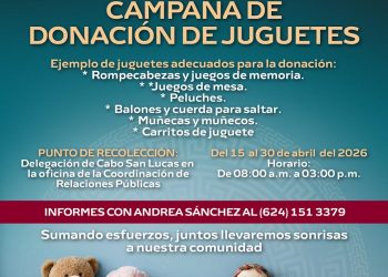 INVITAN A PARTICIPAR EN LA CAMPAÑA DE DONACIÓN DE JUGUETES POR EL DÍA DE LA NIÑEZ