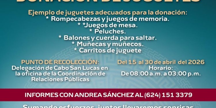 INVITAN A PARTICIPAR EN LA CAMPAÑA DE DONACIÓN DE JUGUETES POR EL DÍA DE LA NIÑEZ