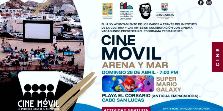 INVITAN A FUNCIÓN GRATUITA DE CINE EN PLAYA EL CORSARIO ESTE 26 DE ABRIL