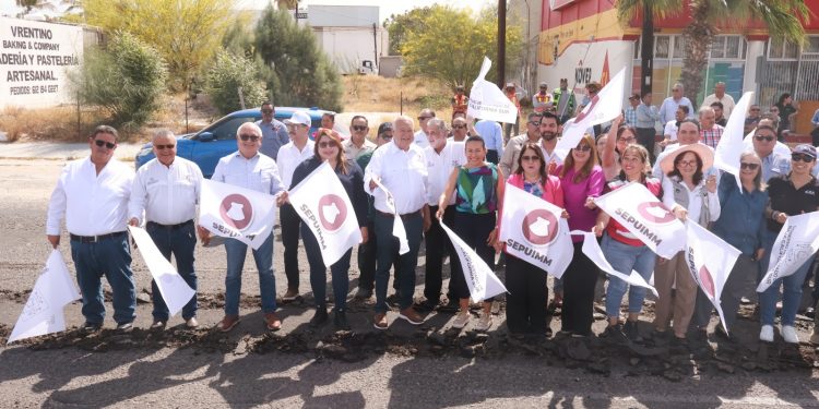 ENCABEZA VMCC INICIO DE TRABAJOS EN BULEVAR FORJADORES EN BENEFICIO DE LA MOVILIDAD EN LA PAZ