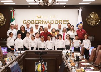 IMPULSA GOBERNADOR PARTICIPACIÓN DE LA NIÑEZ AL INSTALAR EL GABINETE INFANTIL 2026