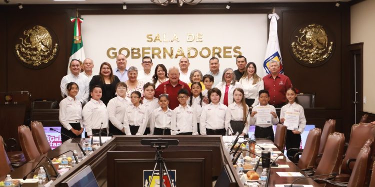 IMPULSA GOBERNADOR PARTICIPACIÓN DE LA NIÑEZ AL INSTALAR EL GABINETE INFANTIL 2026