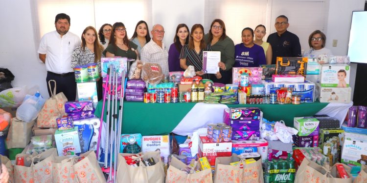 GOBIERNO DEL ESTADO ENTREGA INSUMOS A REFUGIO PARA MUJERES EN SITUACIÓN DE VIOLENCIA EN BCS