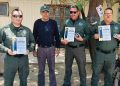 CERTIFICAN A POLICÍAS ESTATALES DE BCS EN OPERACIÓN DE UNIDADES CANINAS K9