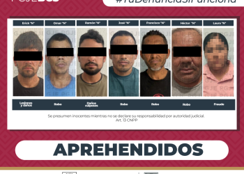CUMPLIMENTA PGJE 7 ÓRDENES DE APREHENSIÓN EN 3 MUNICIPIOS