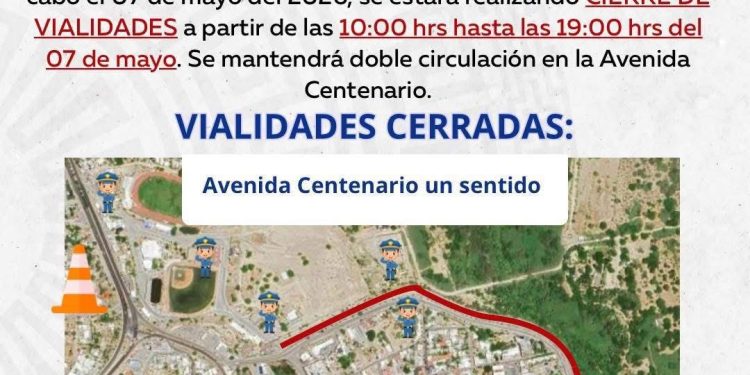 CIERRE Y AJUSTES VIALES POR CARRERA NORRA MEXICAN 2026