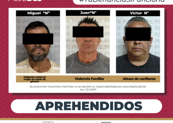APREHENDE PGJE A 3 PERSONAS POR DIVERSOS DELITOS EN LA PAZ Y MULEGÉ