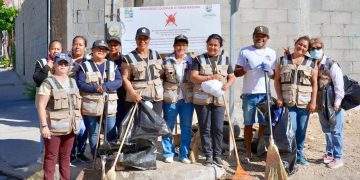 REALIZAN JORNADA DE LIMPIEZA EN COLONIA EL ARENAL EN CSL