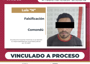 LOGRA PGJE VINCULACIÓN A PROCESO CONTRA IMPUTADO POR FALSIFICACIÓN DE DOCUMENTOS