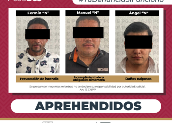 APREHENDE PGJE A 3 PERSONAS POR DIVERSOS DELITOS EN LOS CABOS