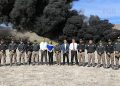 FGR INCINERA MÁS DE 2.6 TONELADAS  DE NARCÓTICOS EN LA PAZ
