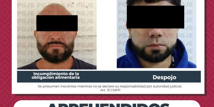 APREHENDE PGJE A DOS PERSONAS EN MULEGÉ POR DELITOS DE DESPOJO E INCUMPLIMIENTO DE LA OBLIGACIÓN ALIMENTARIA