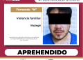 APREHENDE PGJE A PROBABLE RESPONSABLE DE VIOLENCIA FAMILIAR