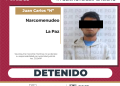 PGJE DETIENE A HOMBRE EN POSESIÓN DE MARIHUANA EN LA PAZ